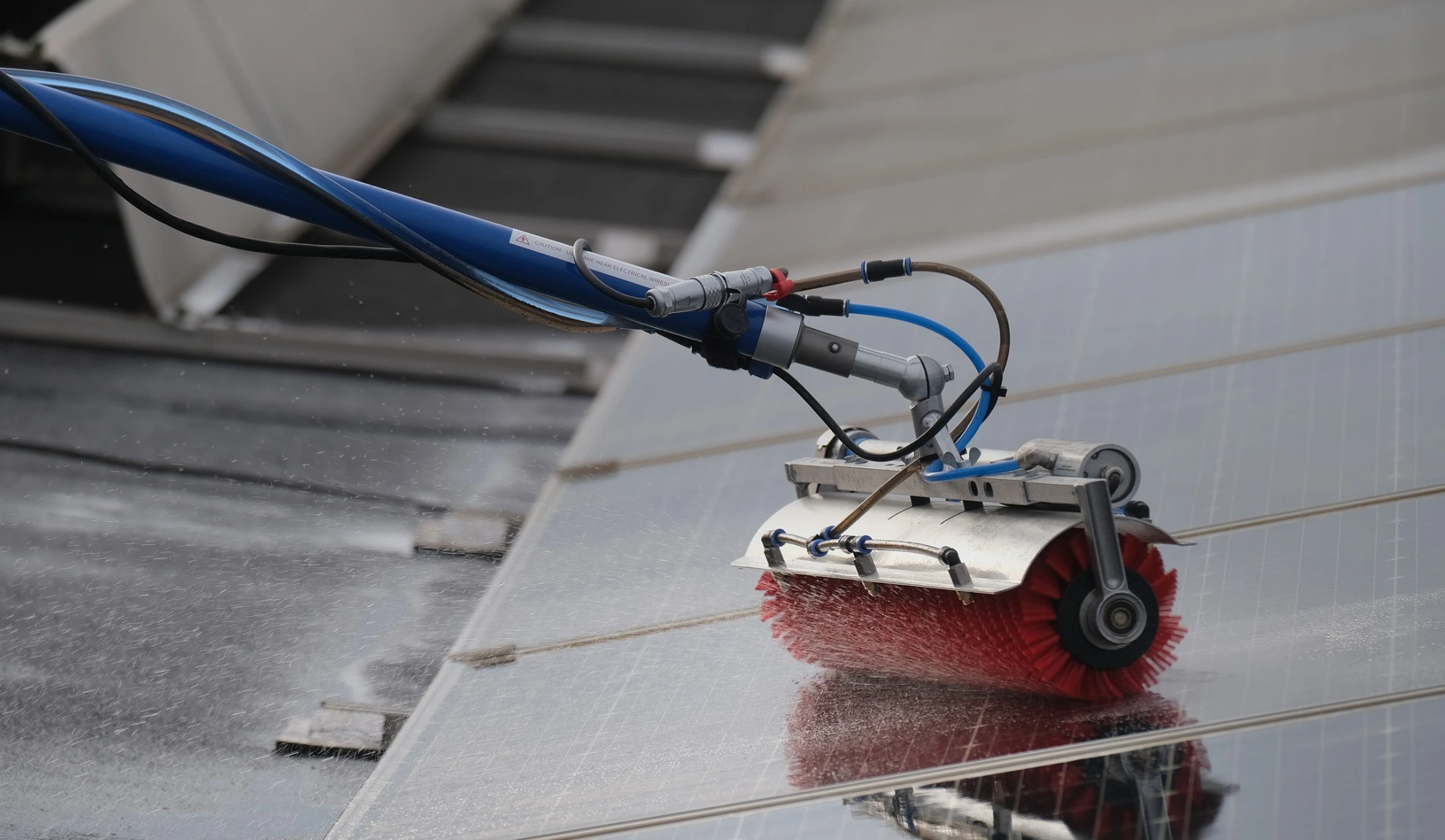 Solarreinigung;  Modulsolar reinigung